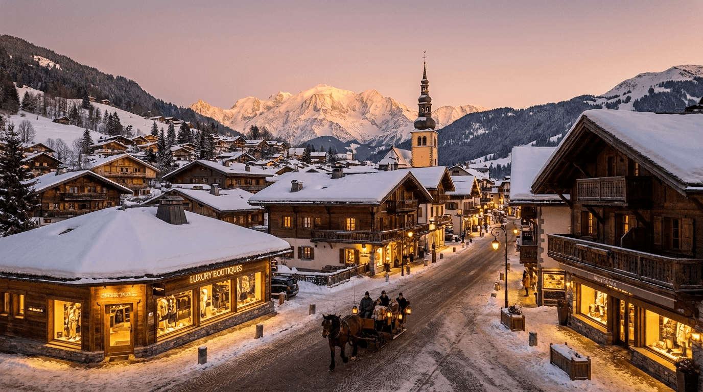 Luxury villa rentals in Megève with private pool and concierge service