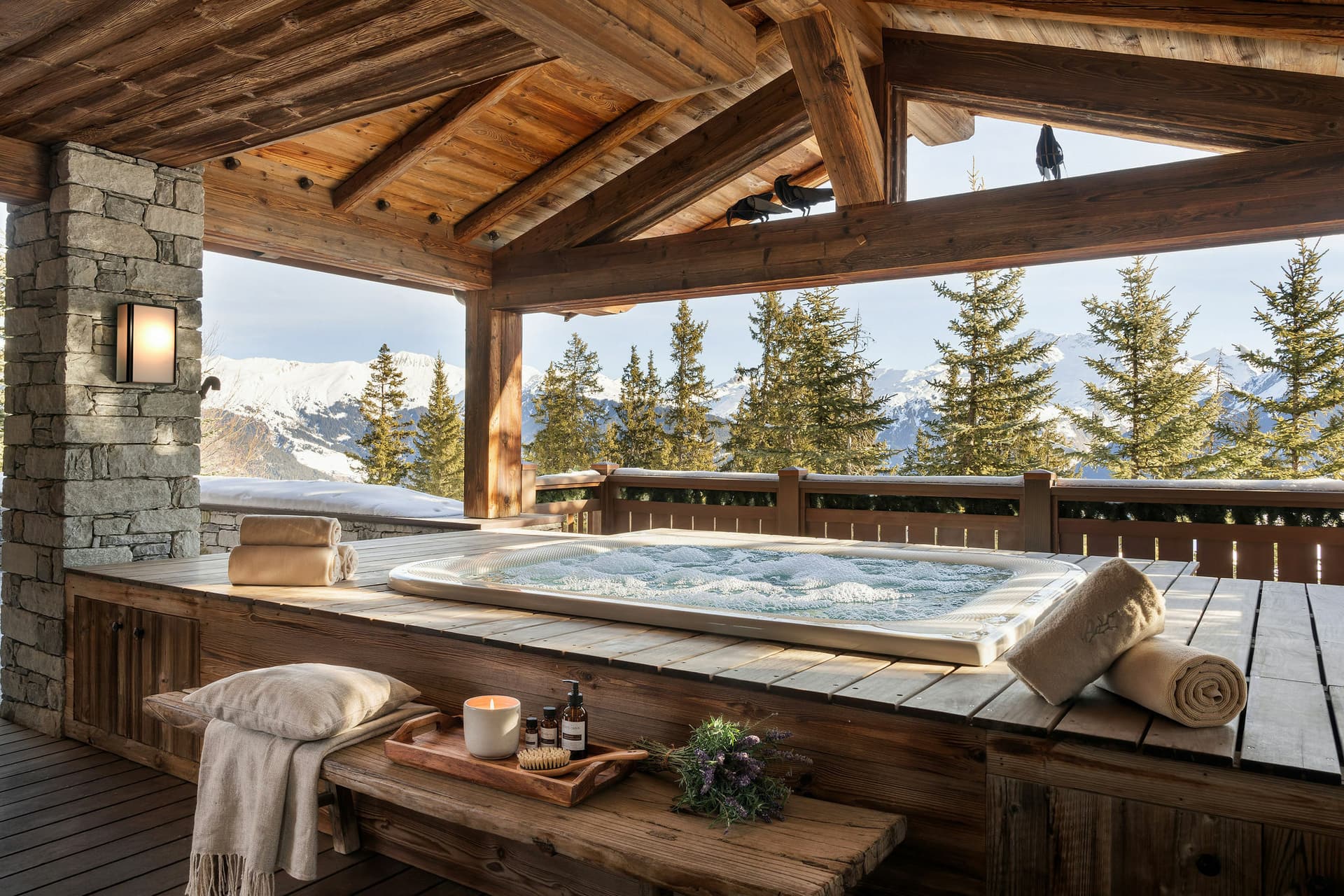 Chalet Les Bastidons — Chambre luxueuse — photo 6 sur 40
