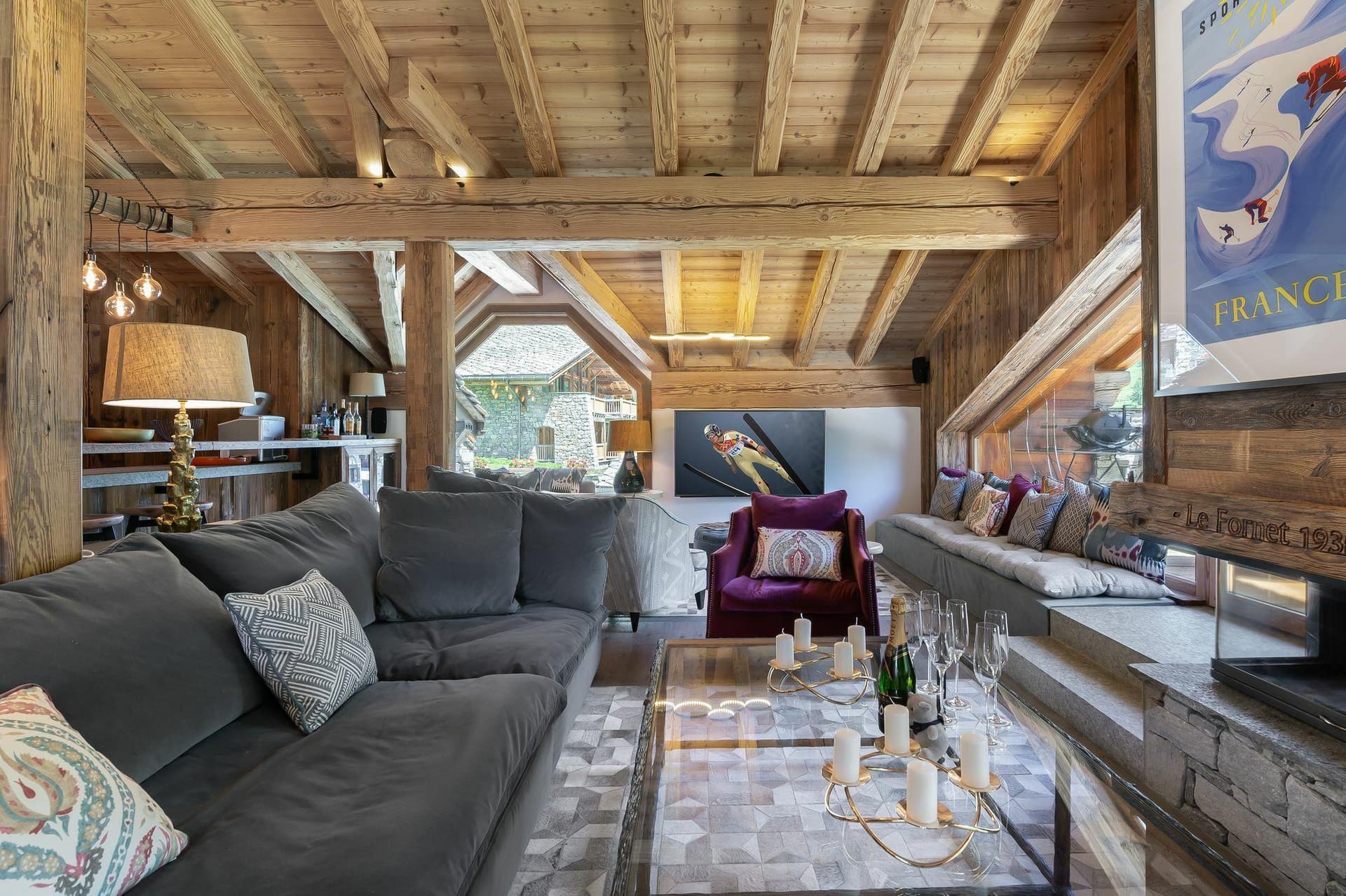 Chalet Hermine Blanche — Intérieur élégant — photo 2 sur 35