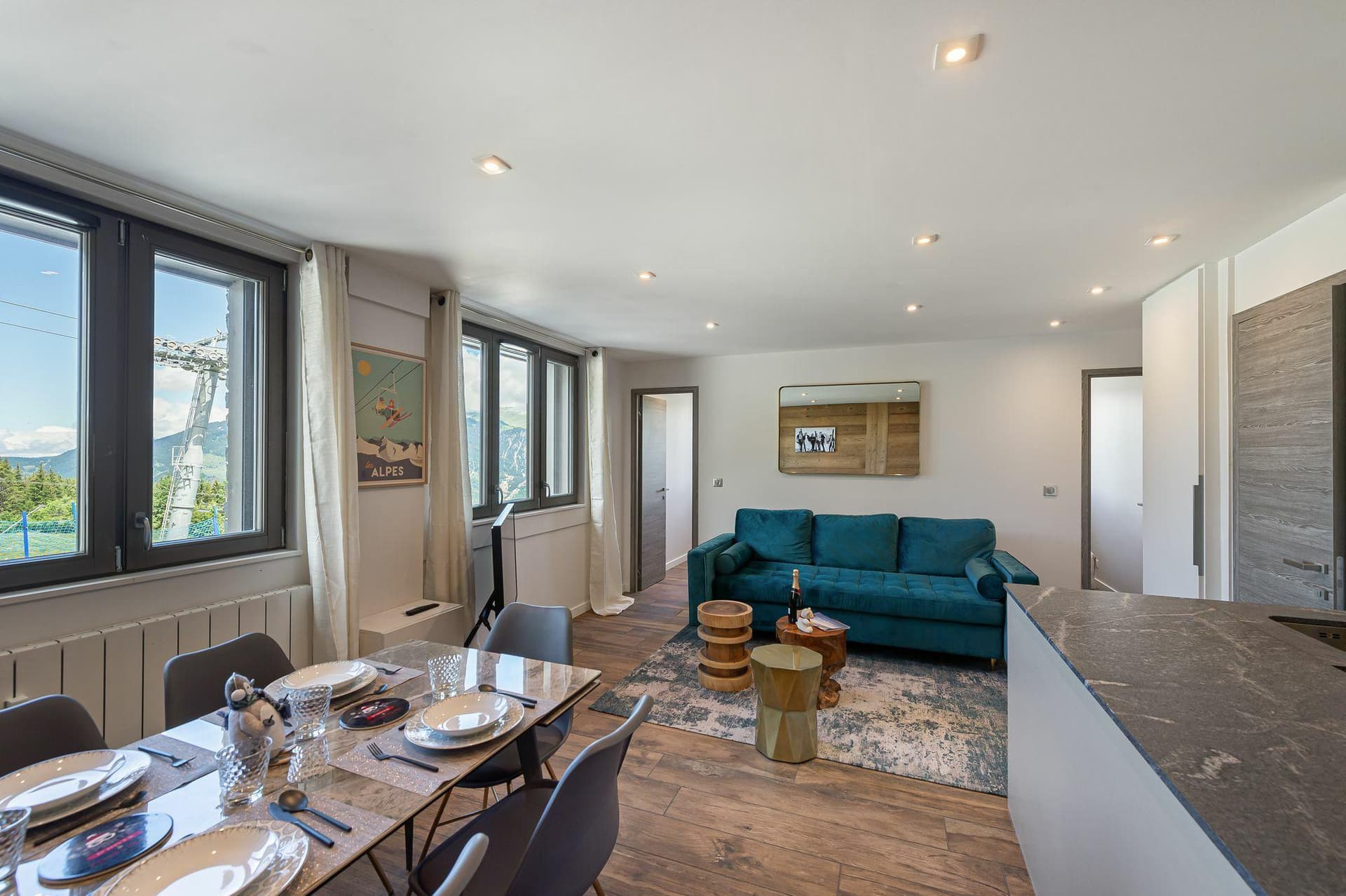 Appartement Portes de Courchevel 101A — Espace de vie — photo 4 sur 12