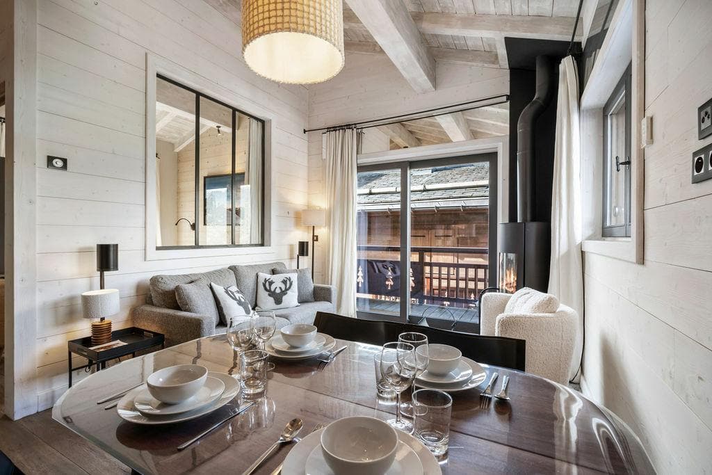 Appartement Rocher Blanc A2 — Espace de vie — photo 4 sur 12