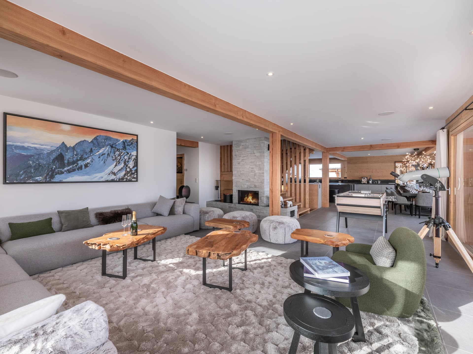 Chalet Combe loups 3, 5 chambres, Megève — photo 1 sur 29