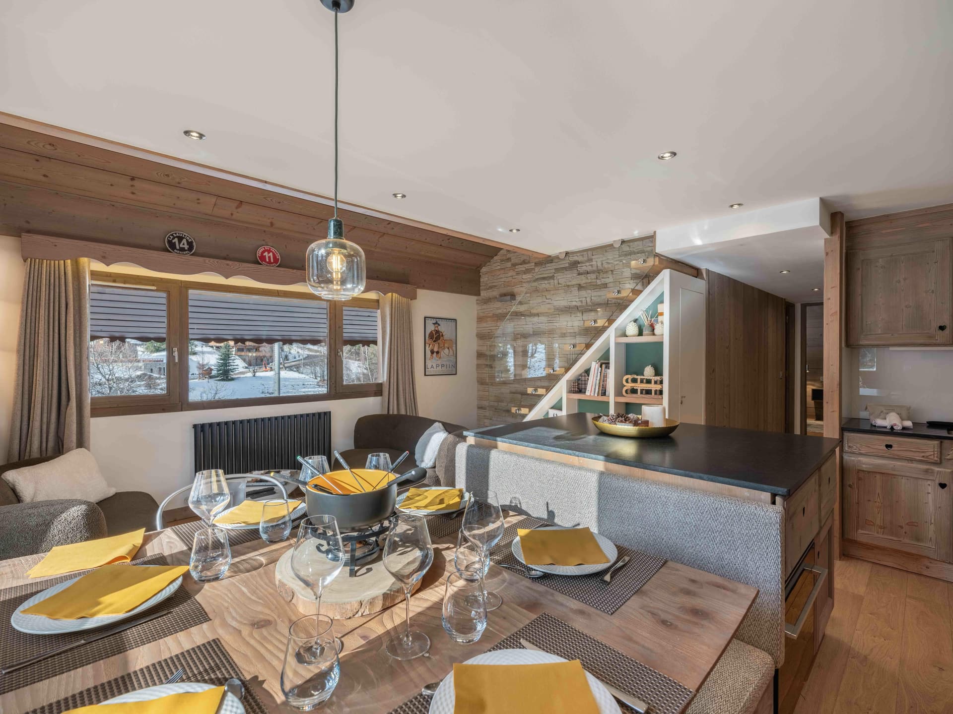 Appartement Chardon Bleu 52 — Espace de vie — photo 4 sur 22