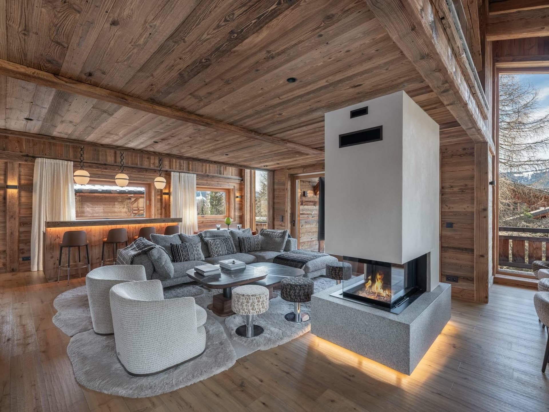 Chalet Le Thelevey, 6 chambres, Megève — photo 1 sur 27