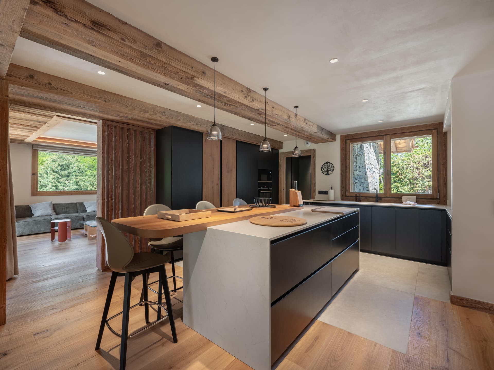 Chalet Grand Blanc — Intérieur élégant — photo 2 sur 22