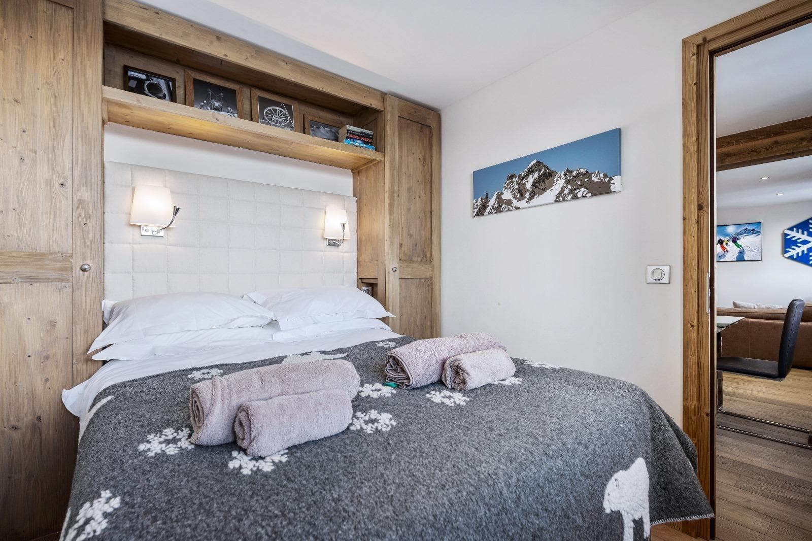 Appartement Portes de Courchevel 330B — Cuisine équipée — photo 8 sur 12