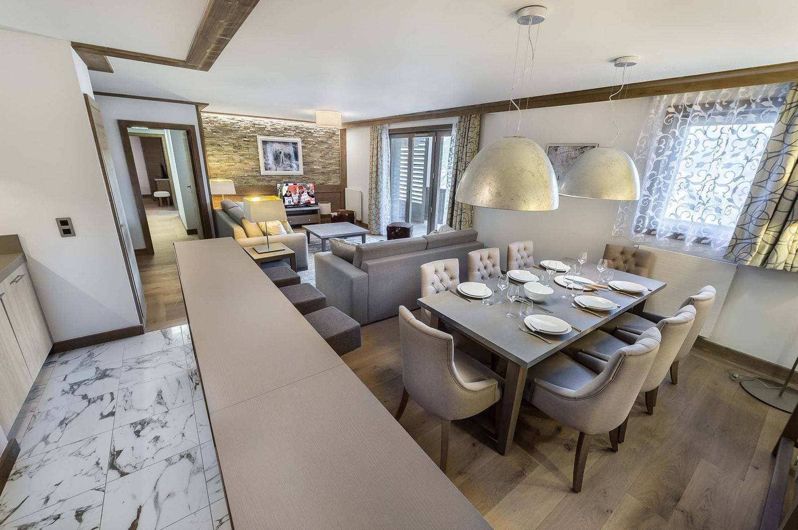 Appartement Carré Blanc 131 — Cuisine équipée — photo 8 sur 12